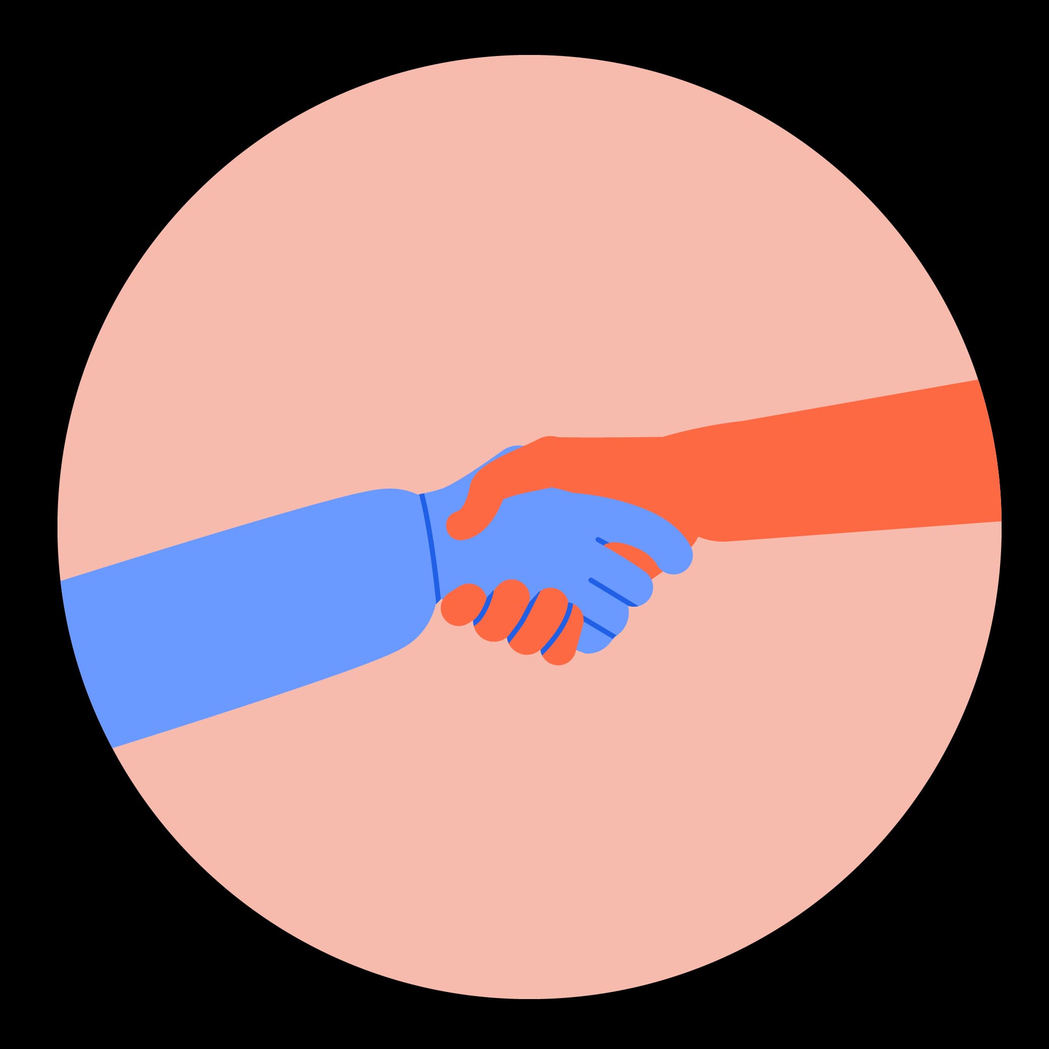 Customer success fist bump