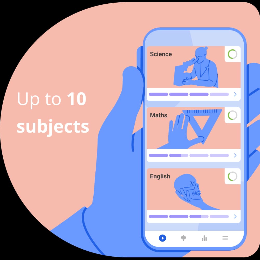 Tassomai covers up to 10 subjects