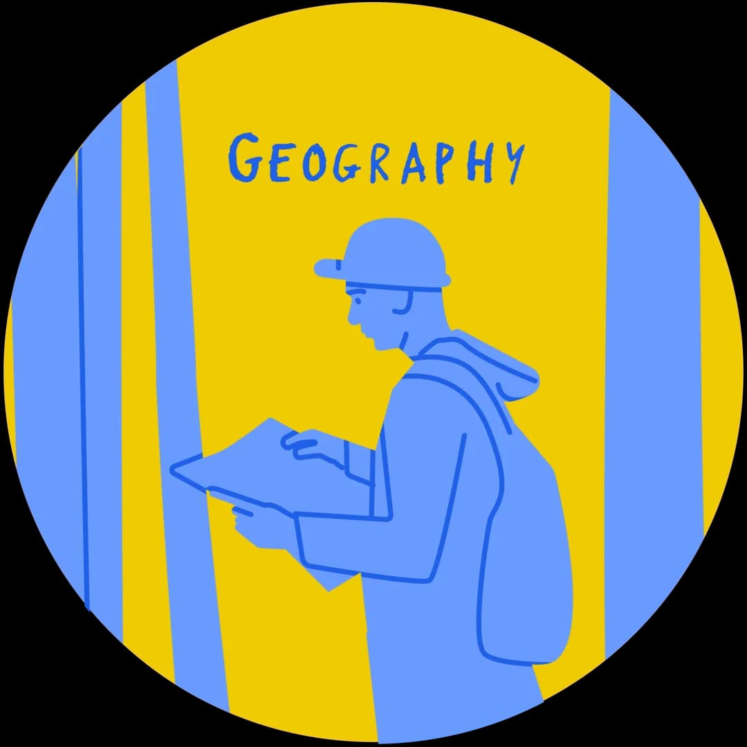 Geography course illustration