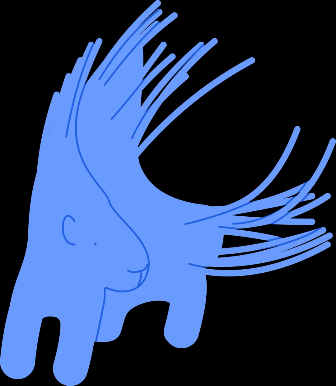 Illustration of a porcupine