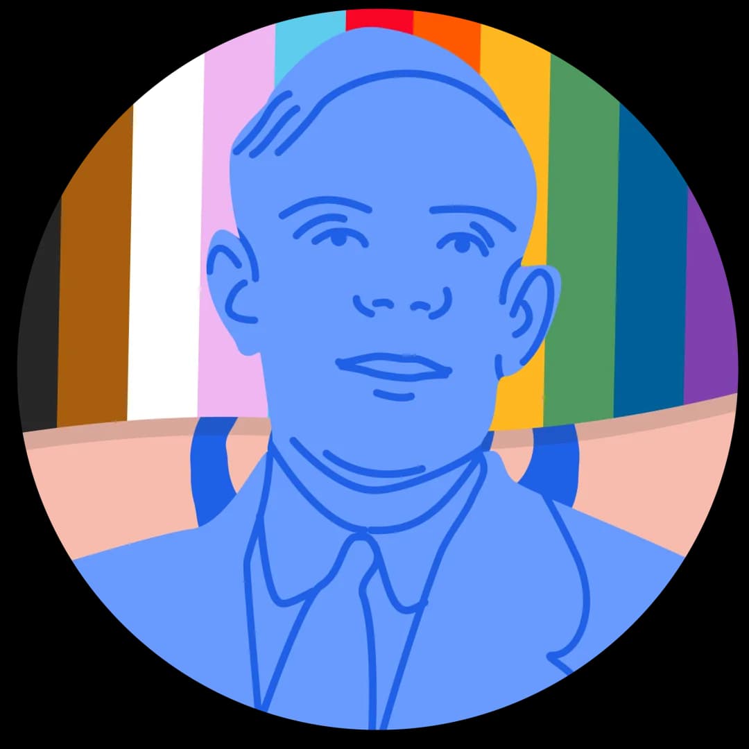 Portrait of Alan Turing