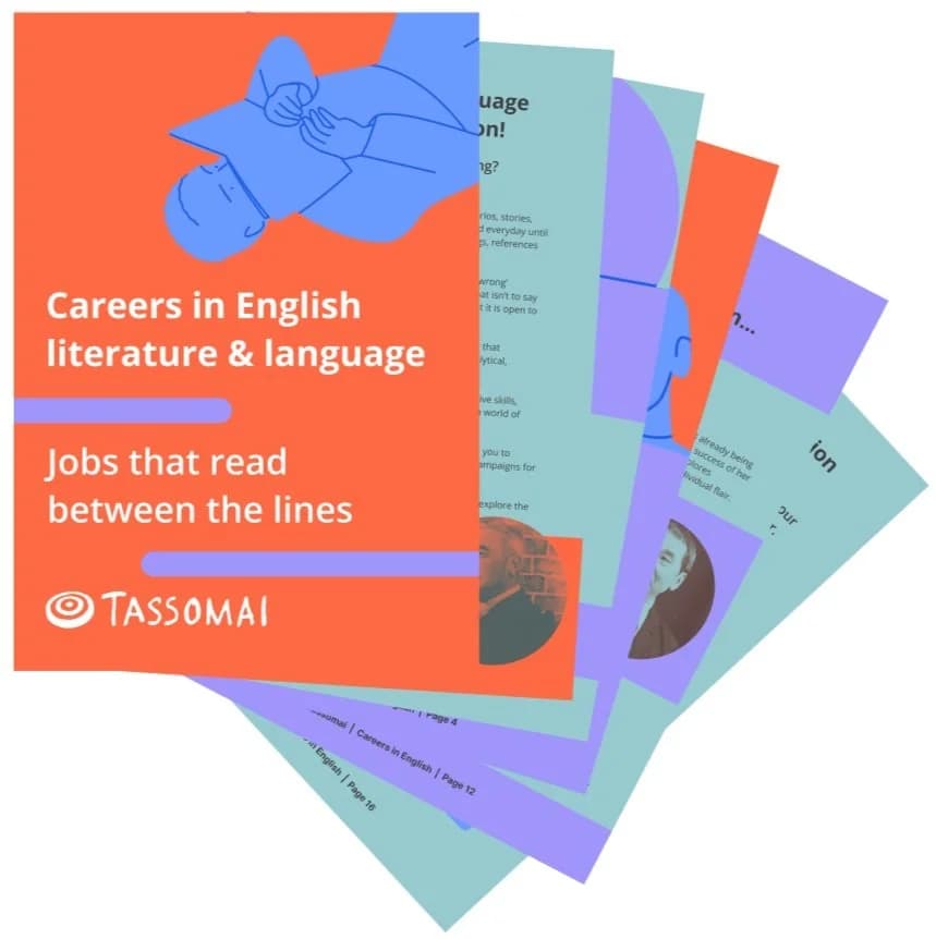Careers in English literature & language guide cover