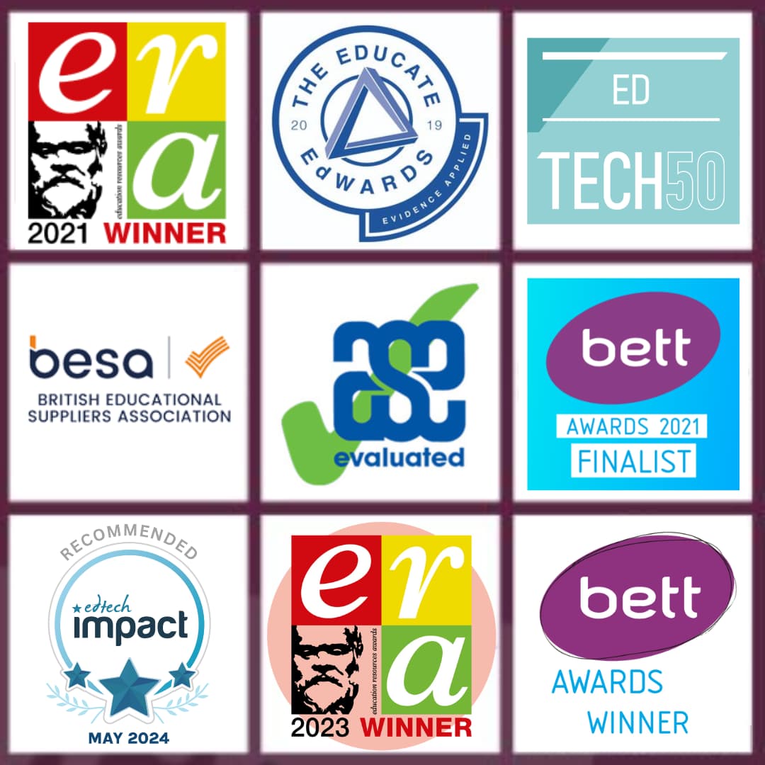 Tassomai awards and accreditations