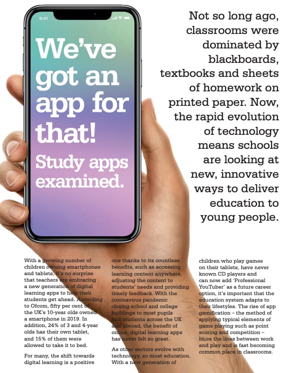 Educate Magazine explores digital learning apps