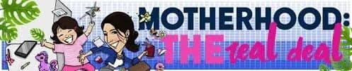 Motherhood the real deal blog logo