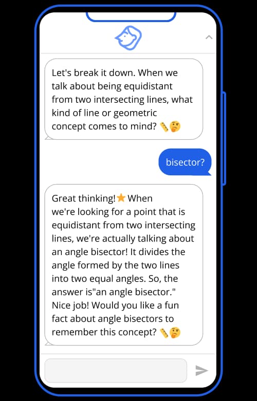 Mai, the AI tutor, and the Tree in the Tassomai app